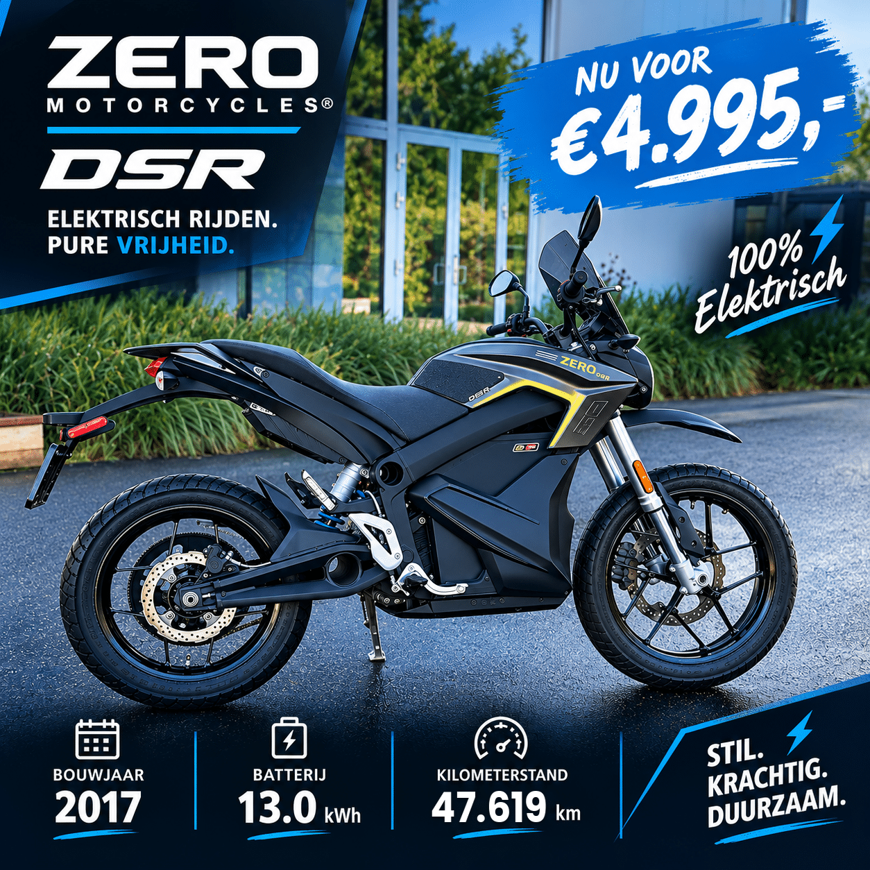 ZERO MOTORCYCLES DSR 13.0 bj2017 - Afbeelding 1